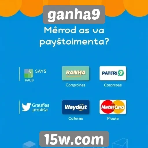 novos métodos de pagamento disponíveis no ganha9