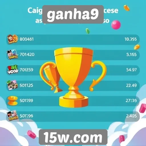 Desempenho de jogos populares na plataforma ganha9
